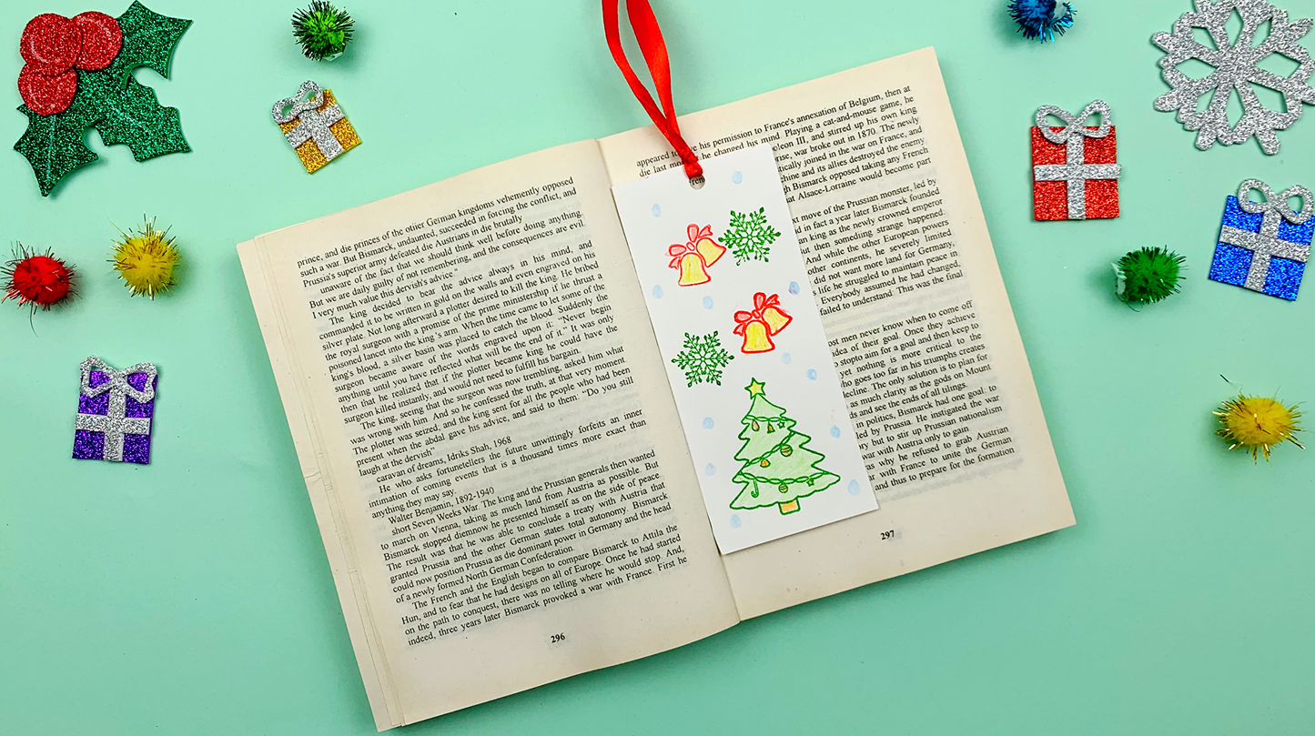MERRY CHRISTMAS - Wooden Stamps & DIY Card Making Kit